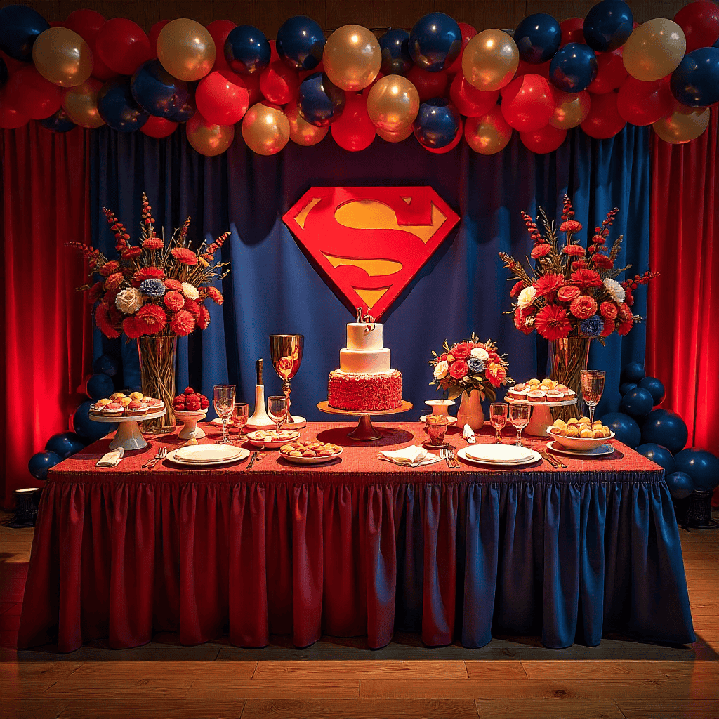 Gharkhel superhelt tema dekoration